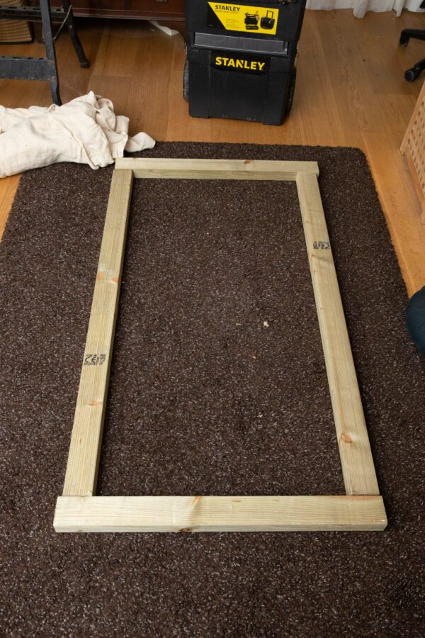 Frame laid out