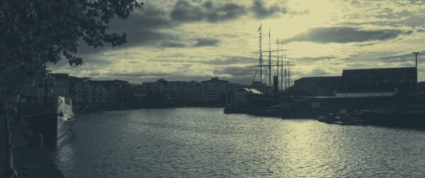 Bristol Harbourside, shot from the Mardyke area